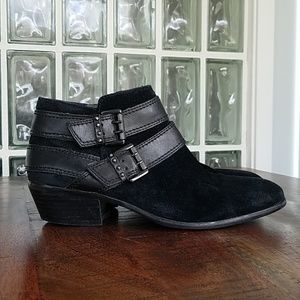 Sam Edelman Pippen Black Suede Booties